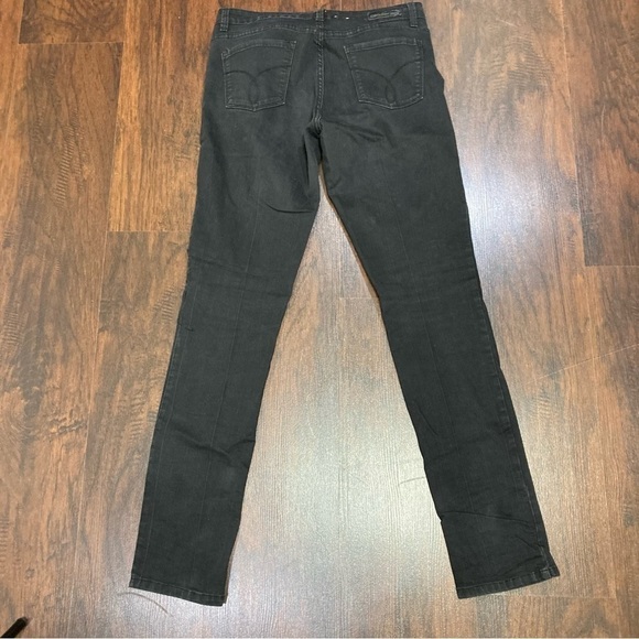 CALVIN KLEIN Ultimate Skinny Jeans black Stretch denim size 28/8 GUC - Picture 11 of 12